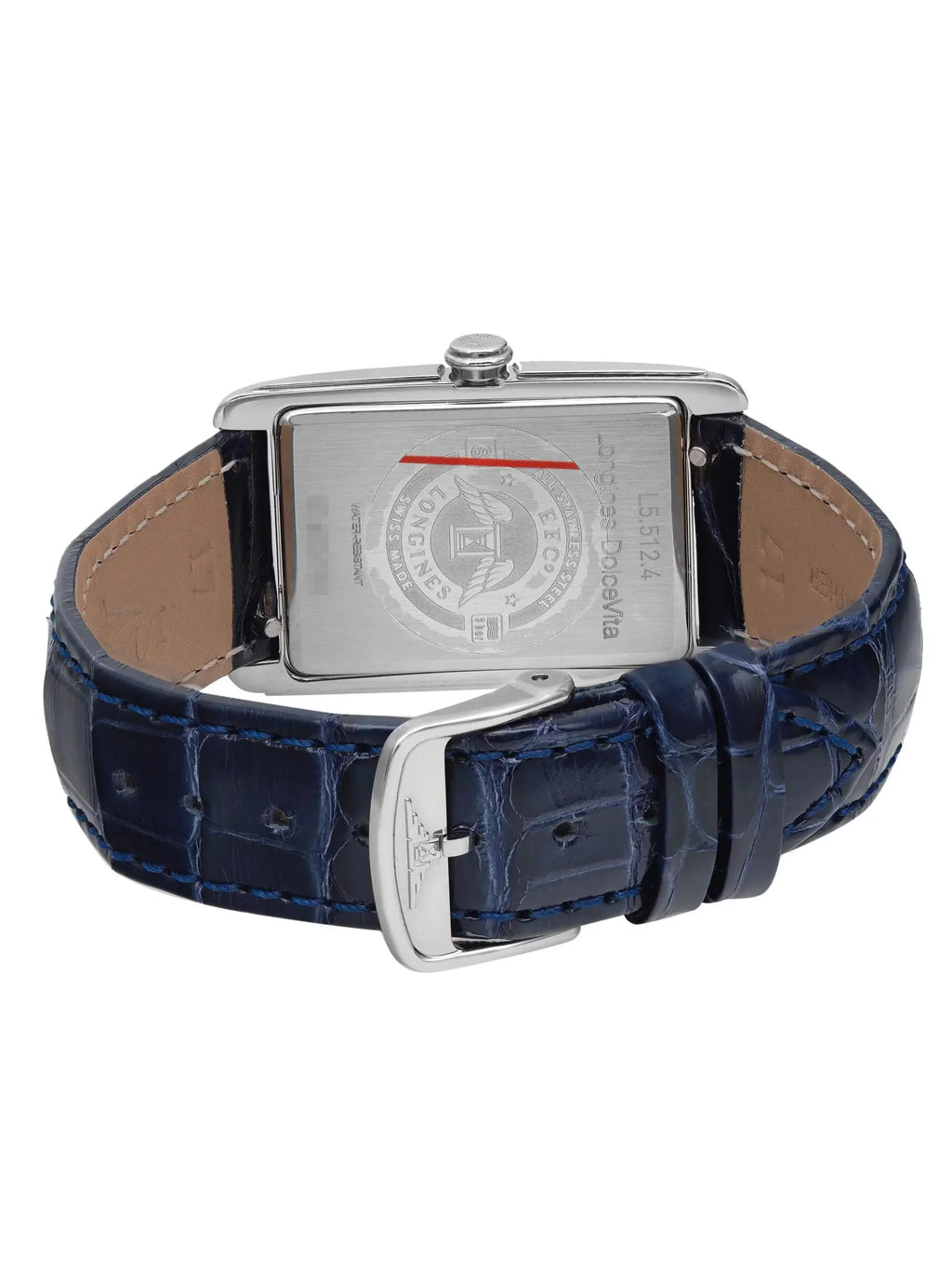 Watch Longines DolceVita L5.512.4.93.2 Dial Quartz Steel 23mm Blue Ladies
