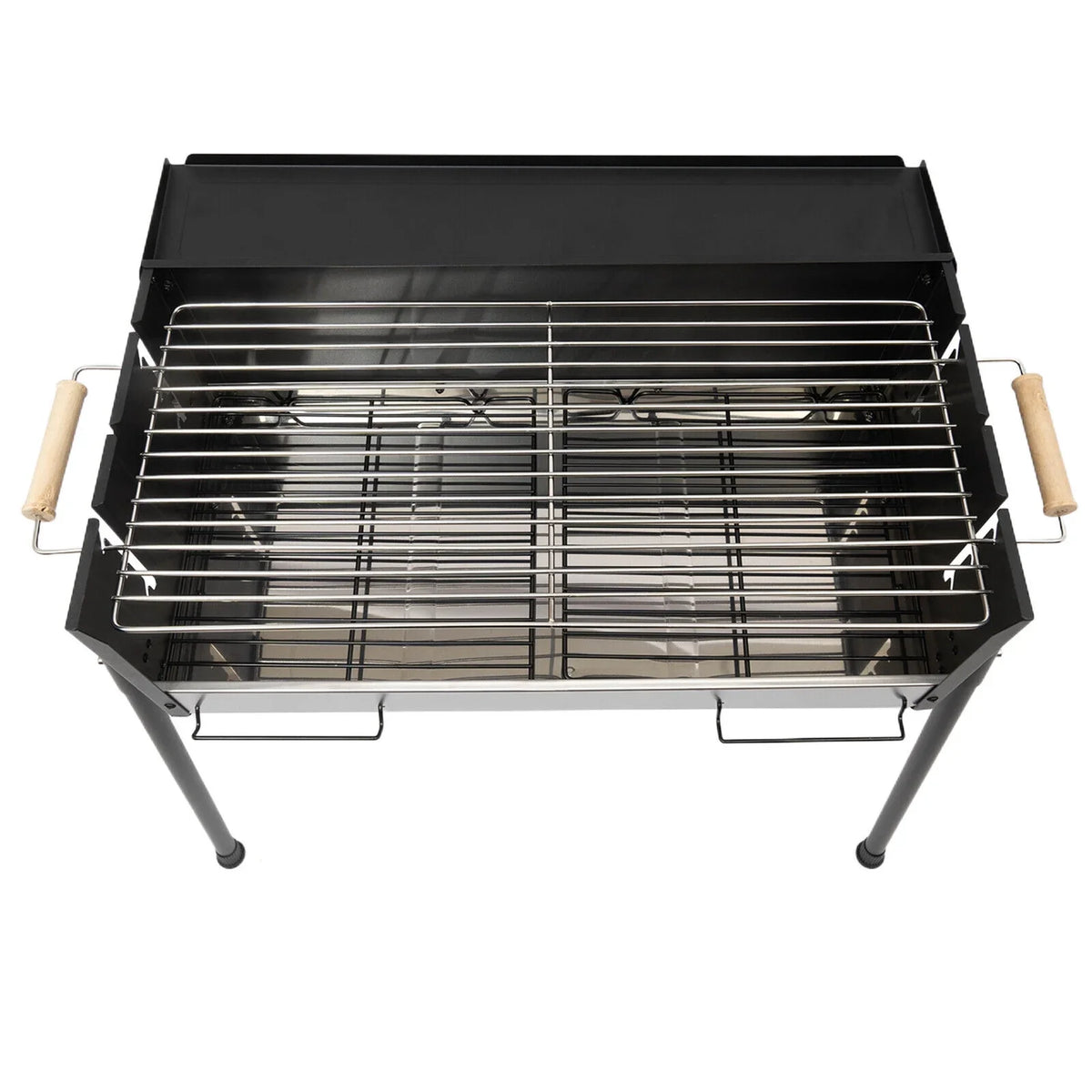 Stainless 304 Folding Grill Charcoal Grade BBQ Kits Steel with Grill Grill Barbecue Tool Miumaeov Food Camping Grill Charcoal for Portable Picnic