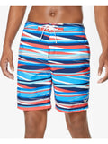 Shorts Performance Bondi Stretch Stripe Striped S Lane SPEEDO Drawstring Mens Blue