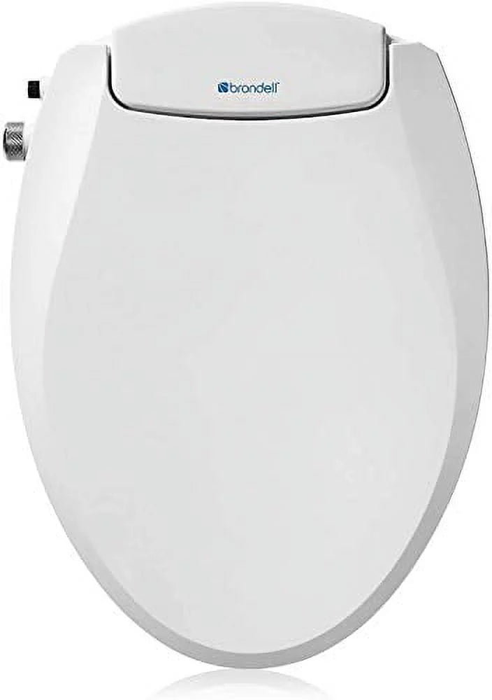 White Brondell System Ecoseat Round Swash Bidet