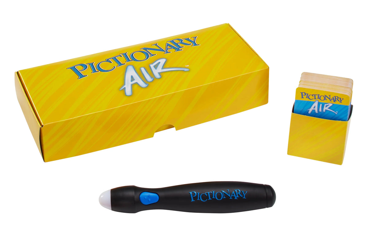 Game and Game Drawing Night Pictionary Family Air Cards Light Clue with for Pen