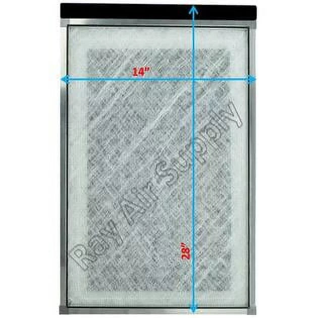Cleaner Filter with MicroPower Replacement RAYAIR Air (3 Guard Pads SUPPLY WHITE Pack) Compatible 14x28