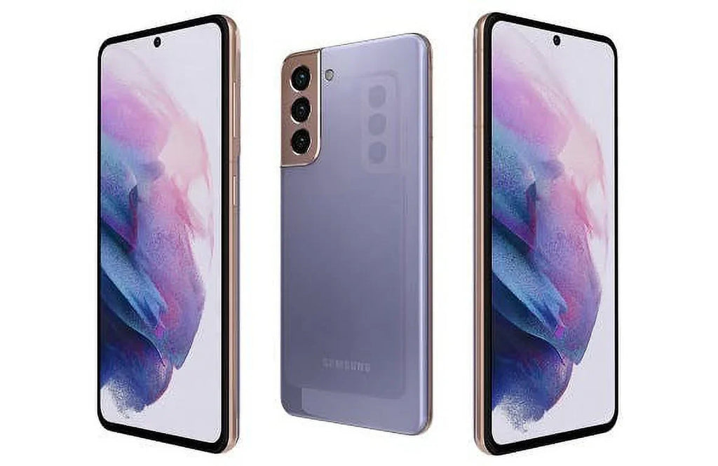(Refurbished: 5G - Violet Galaxy S21 Unlocked SAMSUNG G991U Smartphone Good) Pre-Owned 128GB, Very