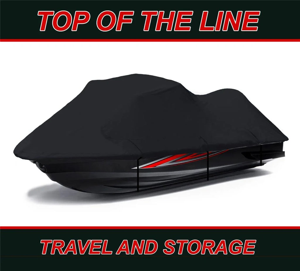 600 1997-2006 Kawasaki / Compatible PWC JetSki Cover Jet BLACK 2001 1100 Cover 2002 STS DENIER Ski STX / 900 1997-1999 900 STX for