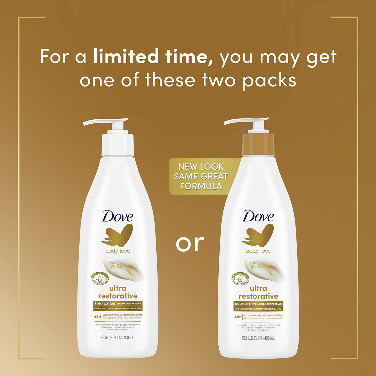 Improves Body Care Pack For Dry Oz. Very 3 Dove Body Restoring Lotion Skin Dry Visibly Of Reoccuring 13.5 Love Skin