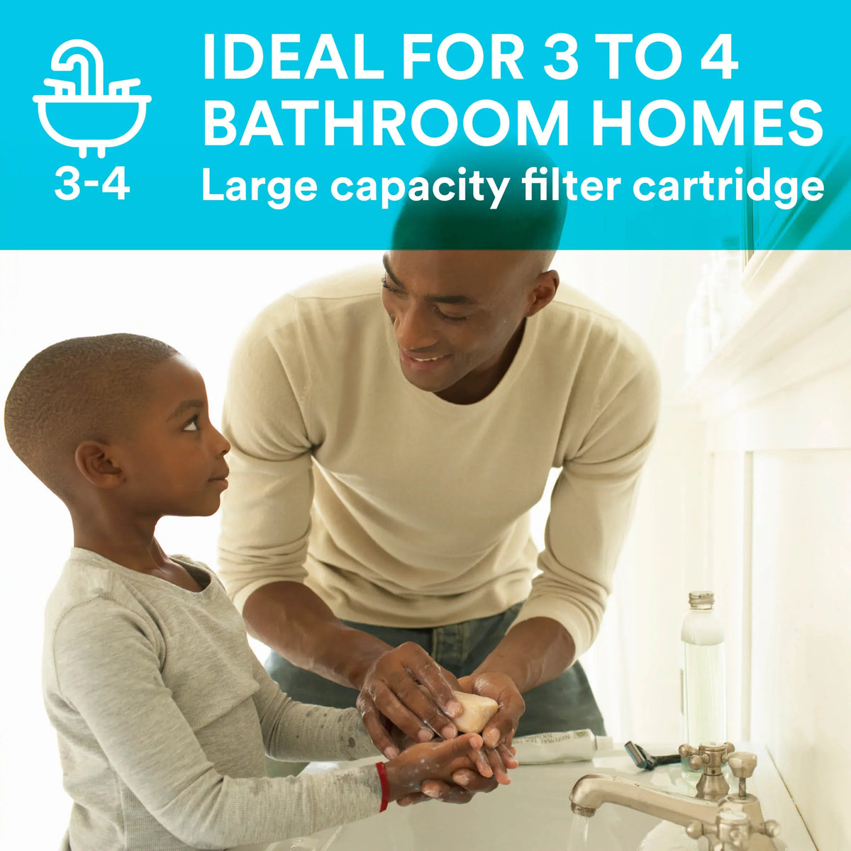 Use Water Aqua-Pure AP802 Capacity Replacement Cartridge, with AP810-2 Filter House 3M Whole Large Systems Drop-in