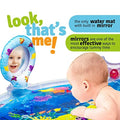 Growth Mirror rattles and Stimulation mat time Inflatable Play Activity The Water Infants Your Splashin'kids Center Toddlers Premium Perfect Time Tummy Fun Baby's with