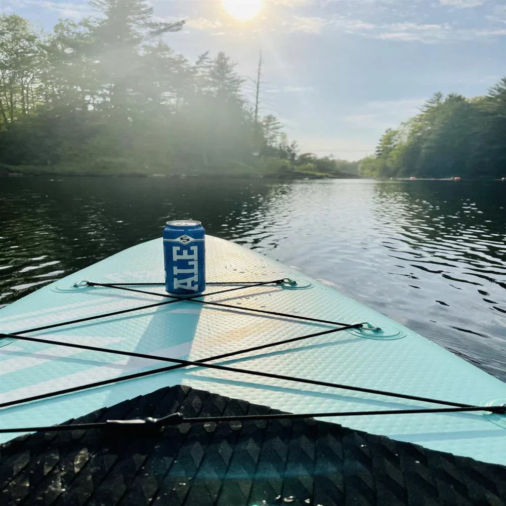 Stand 10 Non-Slip with Inflatable Paddle Green Standing Ft. Bag, Carry Brushed Stance, Board up FBsport Wide Boat, Complete Control, Thickening Deck, and Surf Accessories