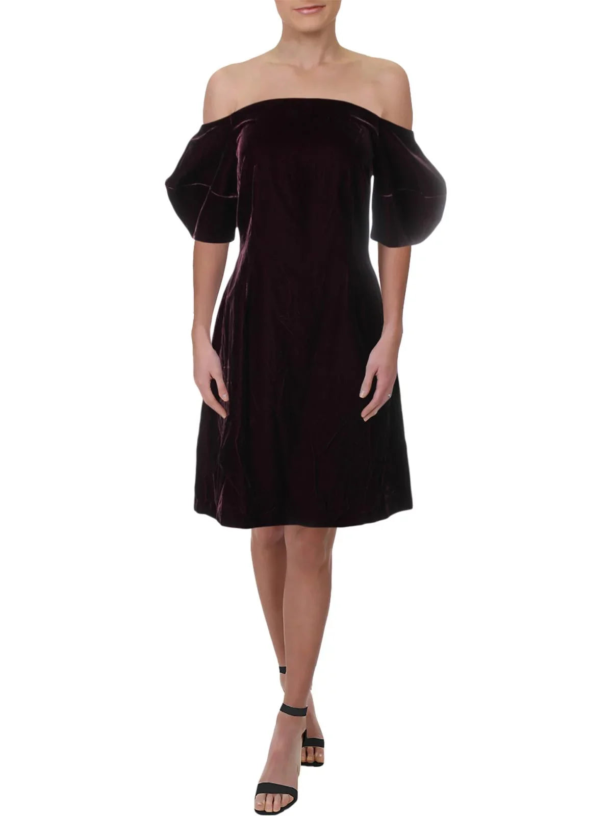 Party Vevlet Womens Stuart Off-The-Shoulder Dress JILL Jill