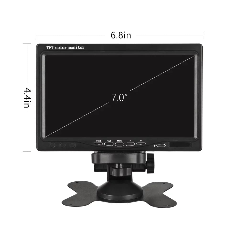 Rear Wireless Night Engineering Truck Truck Rear Vehicle Car Function Monitor Parking Visualizer Car Monitor Assist Lcd Display 7 Monitor Front Camera Vision Willstar Inch Car Navigation