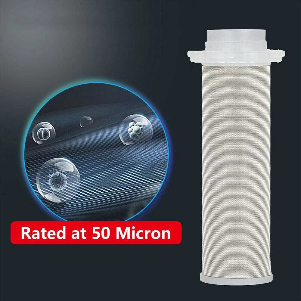 Micron Spin 50 Sediment Filter 2X Pre-Filter System/whole Water House Down Water