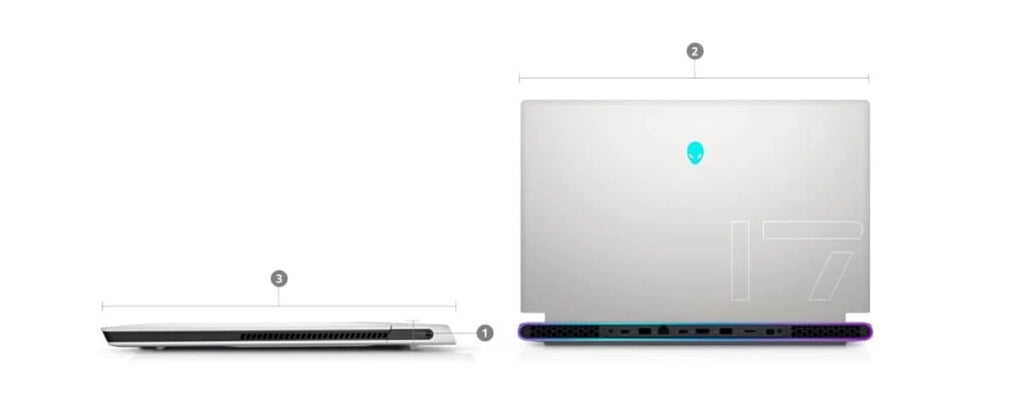 RAM @ - 17.3" Alienware 12GB 3060 - i7 Laptop CPU - X17 SSD + 1TB Restored (Refurbished) 11th FHD Cores GHz (2021) Core R1 RTX Dell 8 Gen SSD - 4.6 16GB Gaming 1TB - GDDR6