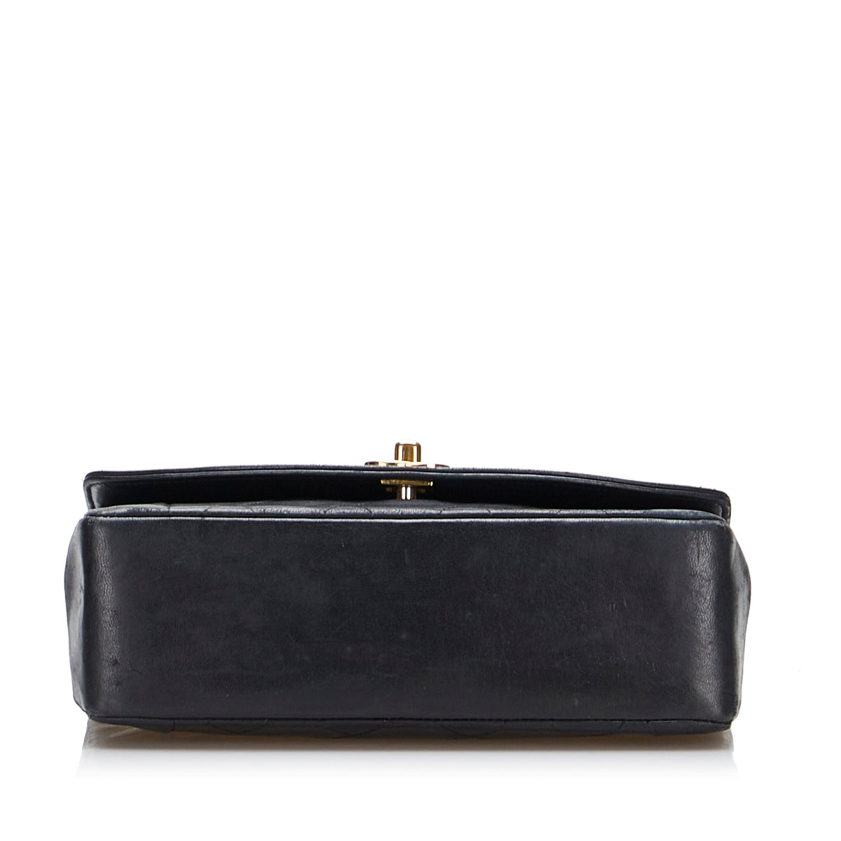 Small Crossbody Flap (Good) Diana Chanel Pre-Owned Leather Lambskin Unisex Bag Authenticated Black
