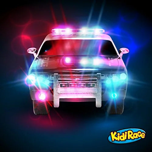 Kids and Control Remote KidiRace Control for Durable, Police to Car Easy RC Fun