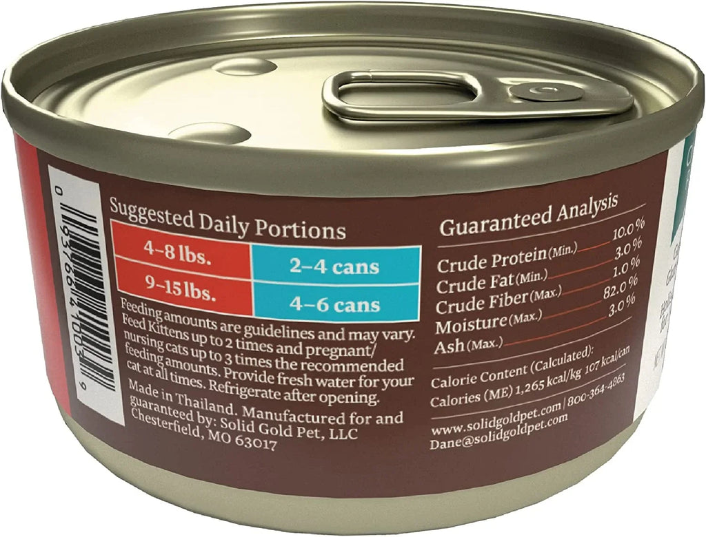 Food Stomach Protein for - Gold Sensitive Wet Grain High for Digestion, Chicken Solid & (24 Coat Cat 3oz Made Wet Pate - with Food Healthy Free Real Kitten Skin, Count) - Kittens
