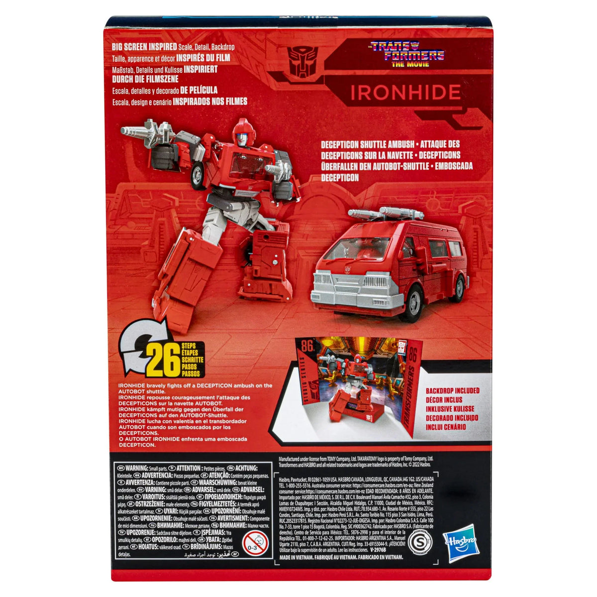 Figure Transformers: 86-17 Transformers Action Class Voyager The Movie The Studio Ironhide Series