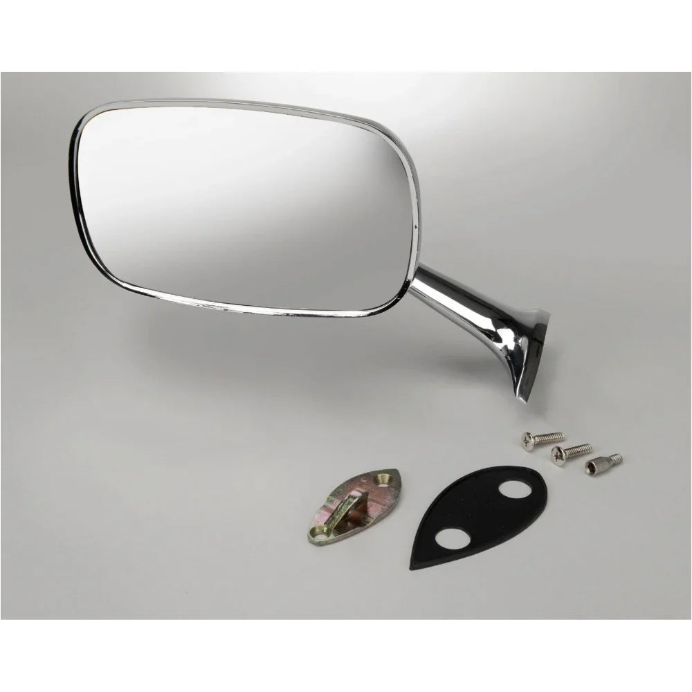 Teledu Chevy Exterior 1968-79 Hand Left Mirror Corvette Rearview Large CHROME Head For