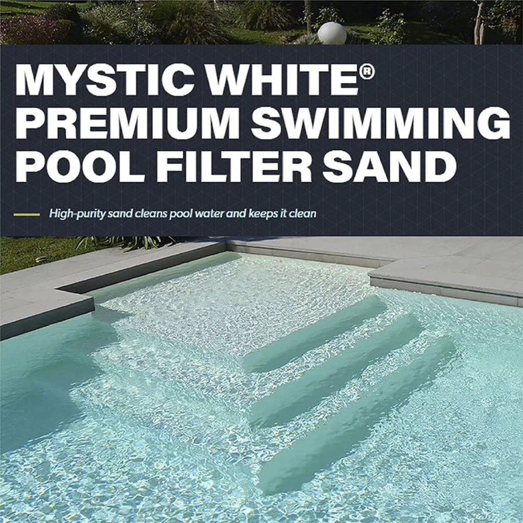 Silica Mystic II Pack) Pool Swimming 50lbs White White Sand, U.S. Filter (4
