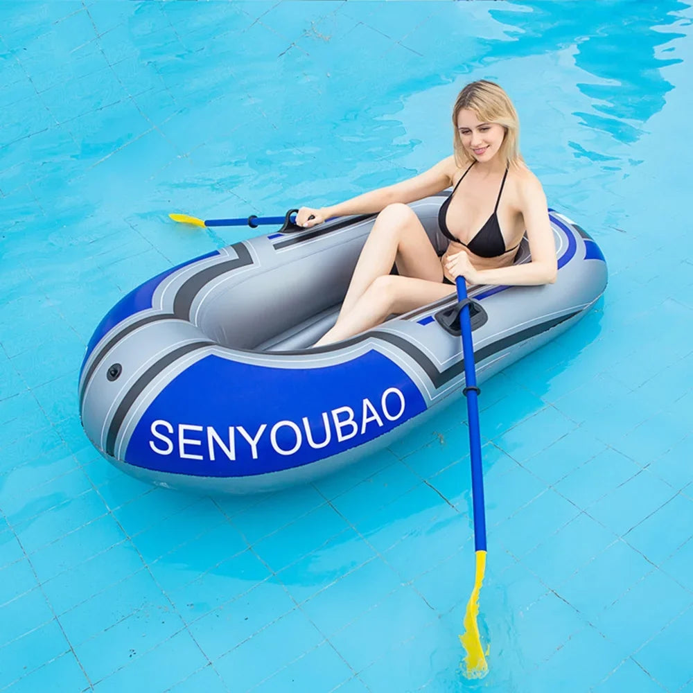 Portable Inflatable Tomshine PVC with Paddle Boat Pump Air Boat Thicken Inflatable Rafts