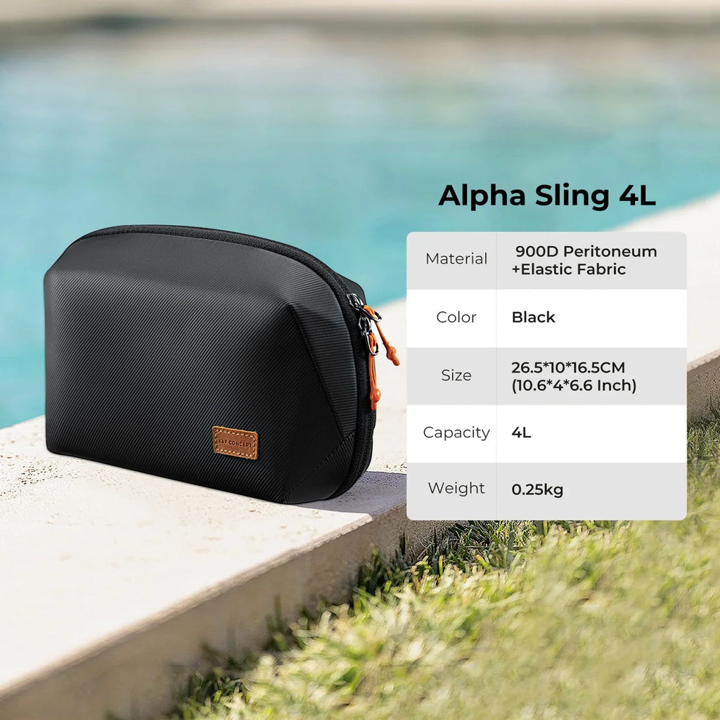 Camera Large Photography Bag Lens 4L Capacity Compartments for Camera Phone Digital K&F KF13.130 Storage Shockproof Waterproof CONCEPT with