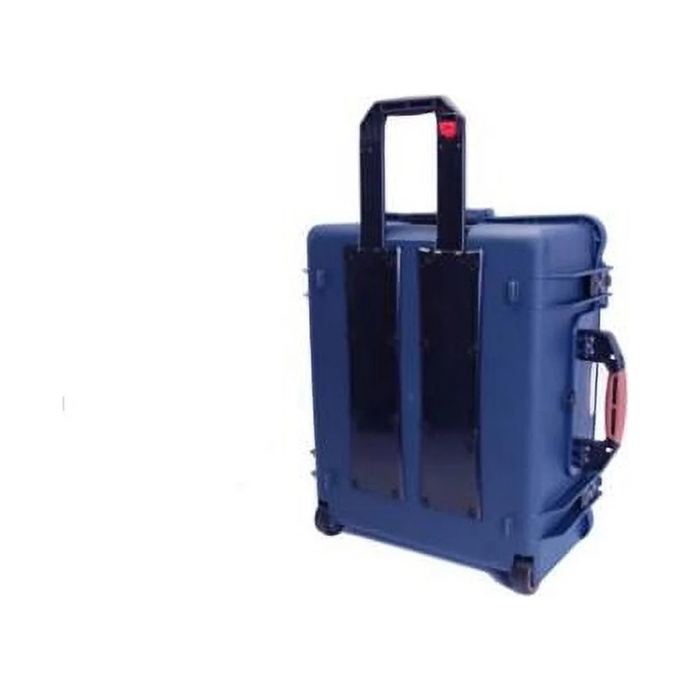 Hard XL "Safeguard" Waterproof & Vault, Wheels Brace Large Field Porta Production "Diced" Interior Camcorder Foam Case with eXtra