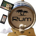 Oak - American (004) Palm Rum Trees Rum Aging Engraved Barrel