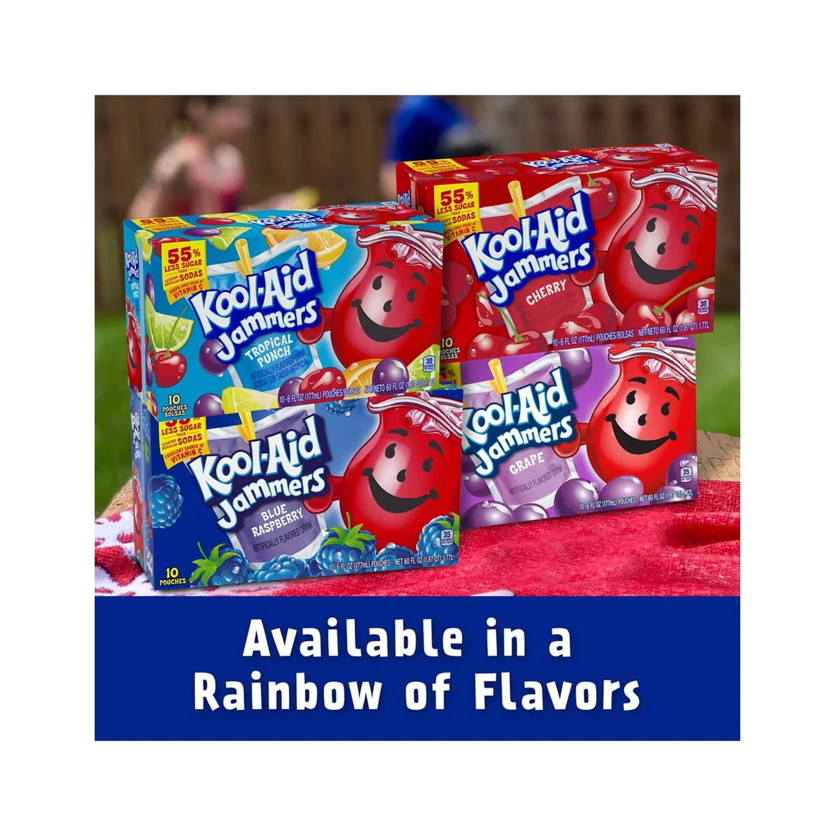 of Drink, (Pack Fruit Raspberry Jammers Kool-Aid 6) Blue