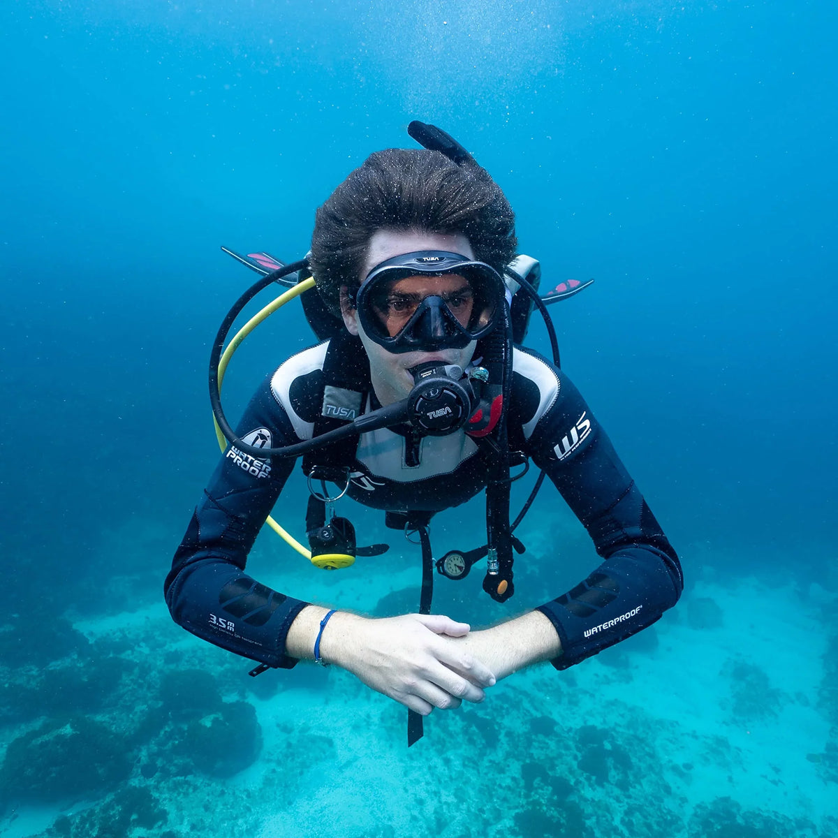 Mask, Diving Scuba (Black) TUSA Zensee M-1010 Indigo