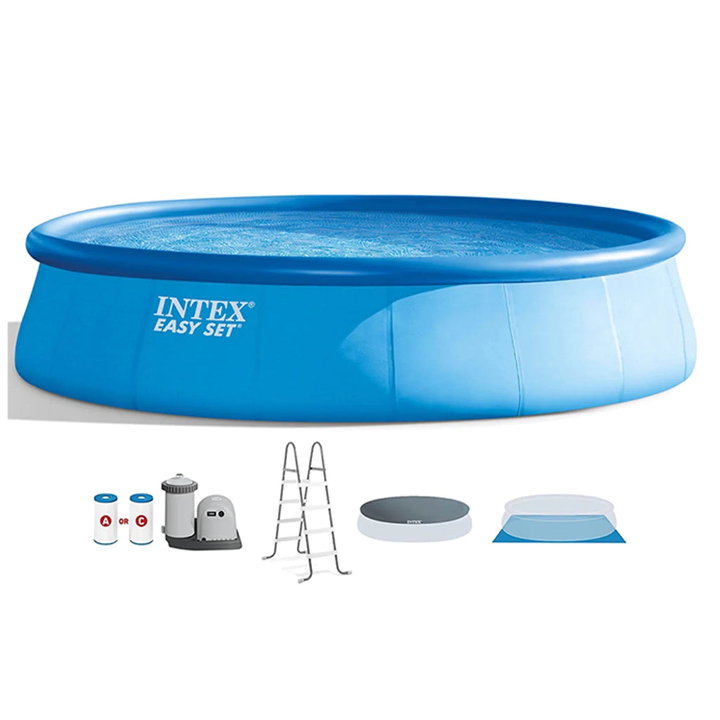 Pool Pump, Easy Kit & Maintenance Set Inflatable 18'x48" Ladder Intex with