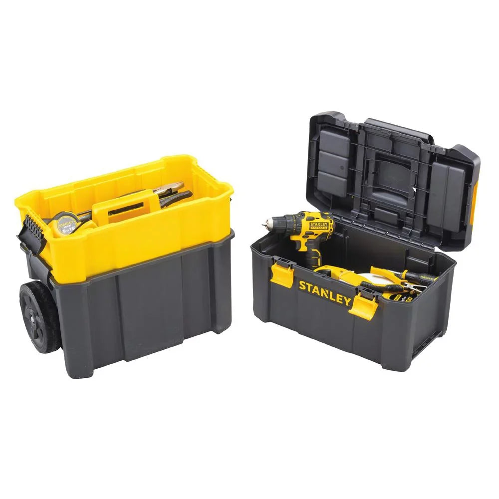 3-In-1 Rolling Detachable Tool Stanley In Mobile 18.85 x 24.78 x 10.63 Box Lockable