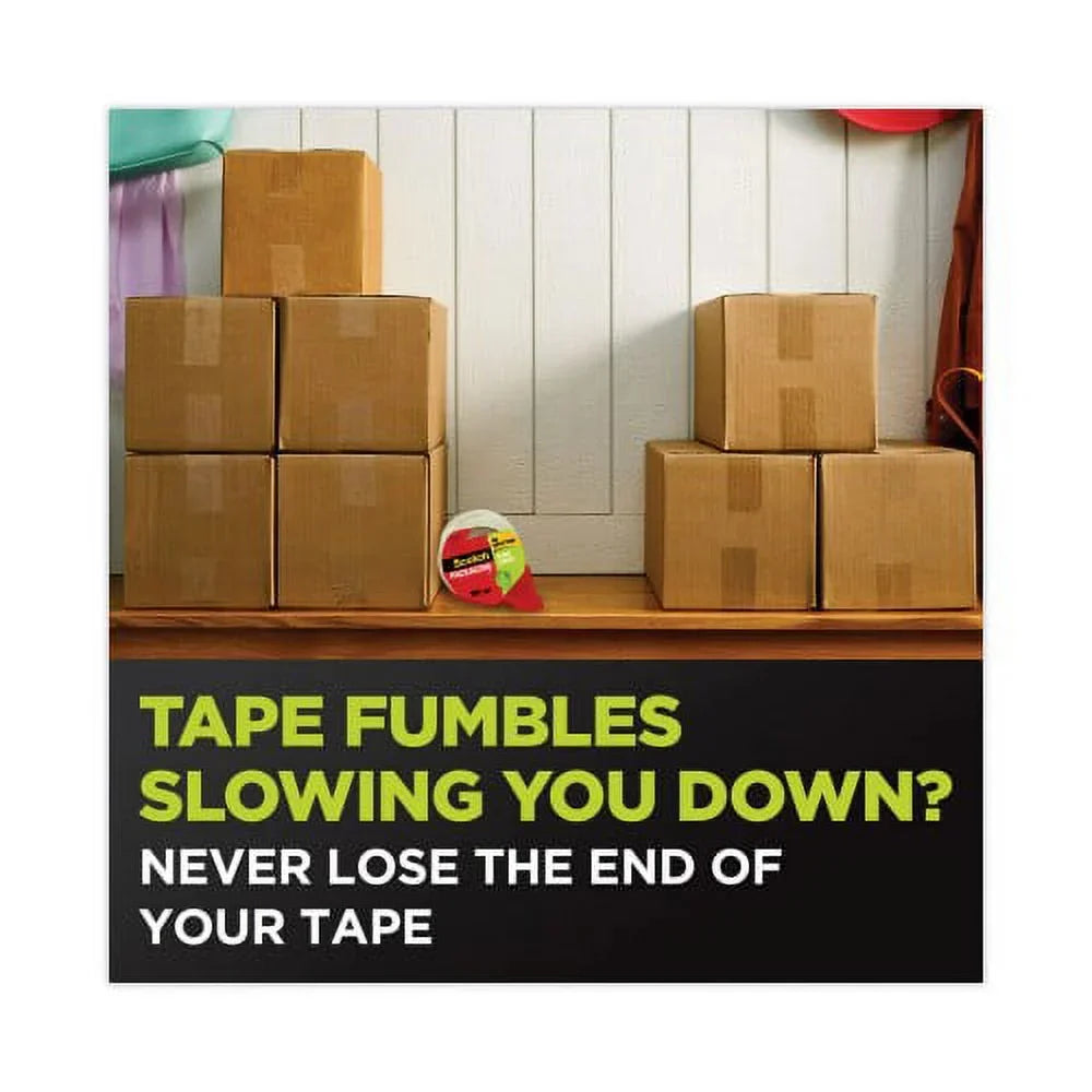 Tape, Start 1.88" 54.6 3" Core, Scotch Packaging Clear, Sure 8/Pack yds, x