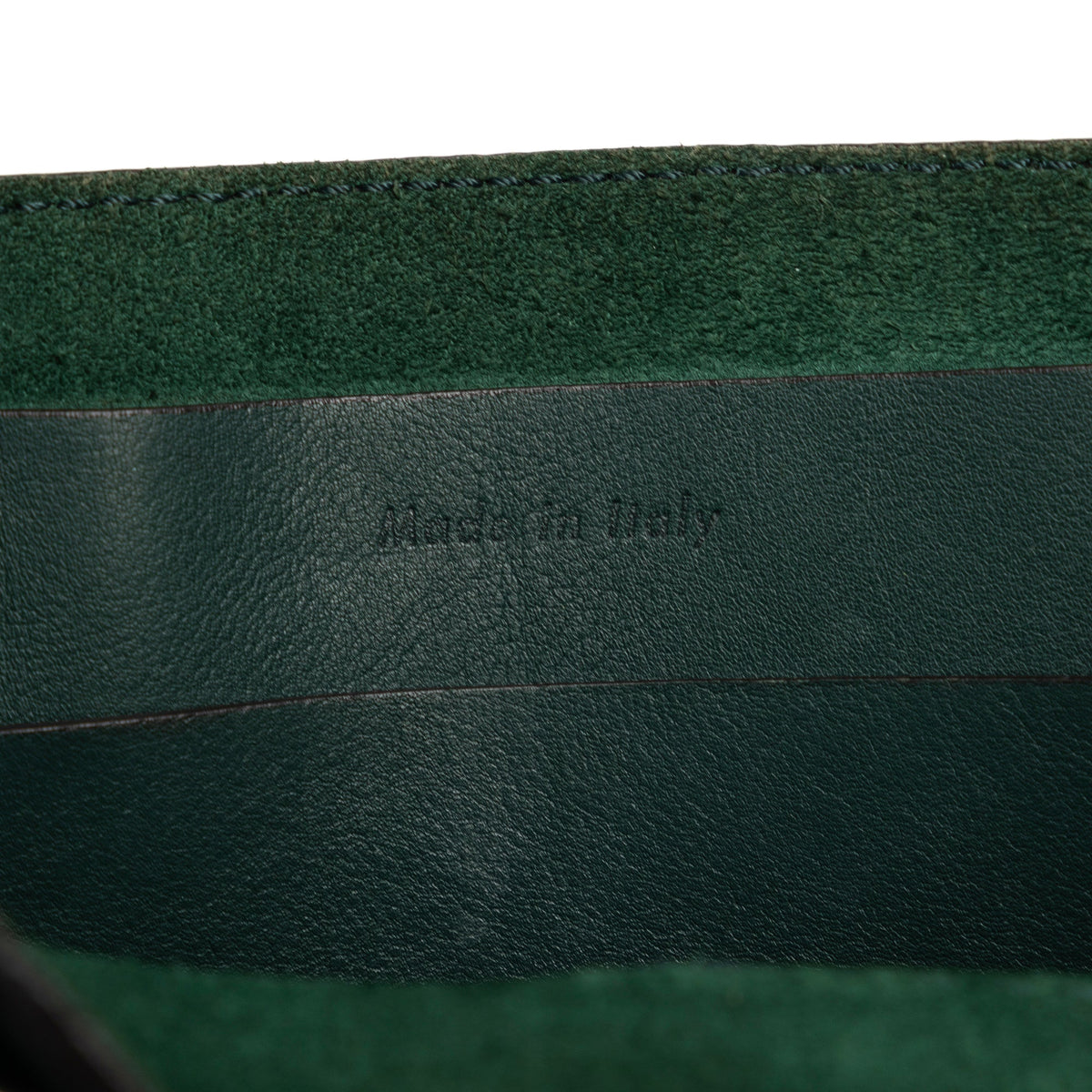 Bag Green (Good) DrawstringBag Pre-Owned Bucket Unisex Calf Bag Big Leather Authenticated Celine Bucket
