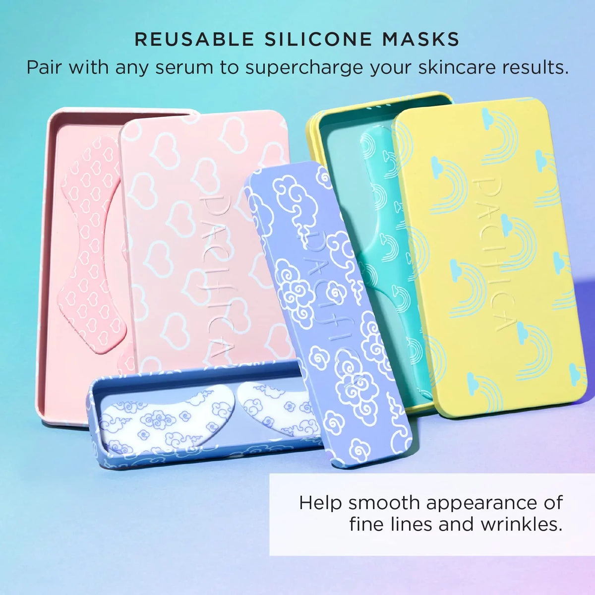 & Pacifica Effect Storage Vegan Fine Vacuum Cruelty With Tin | 100% Lines Minimize Serum | + Lip Wrinkles | Mask | | Silicone + Reusable | Lifting Included Beauty | Free Line Seal Pair