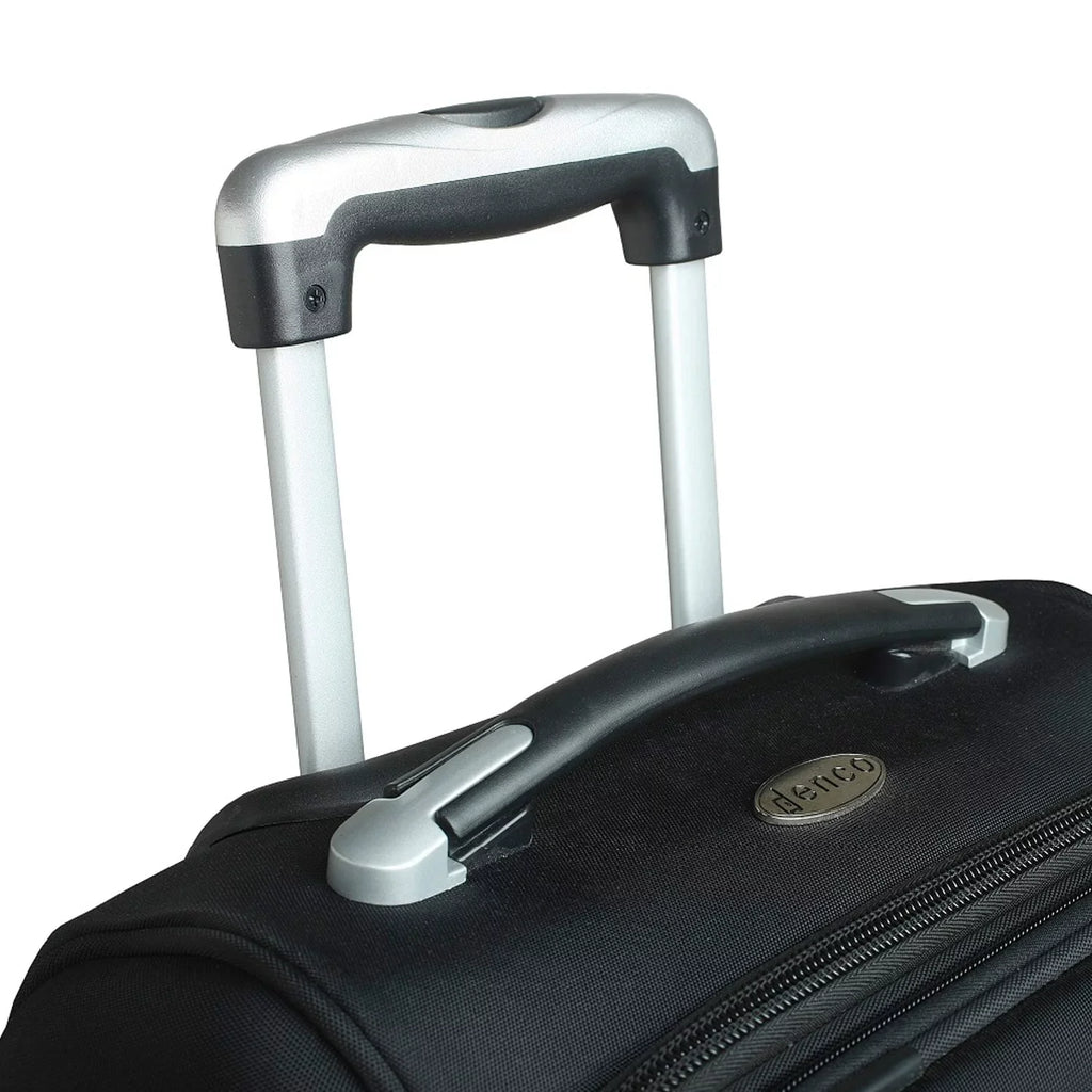 MOJO Softside Suitcase Los Lakers 21" Black Rolling Carry-On Angeles