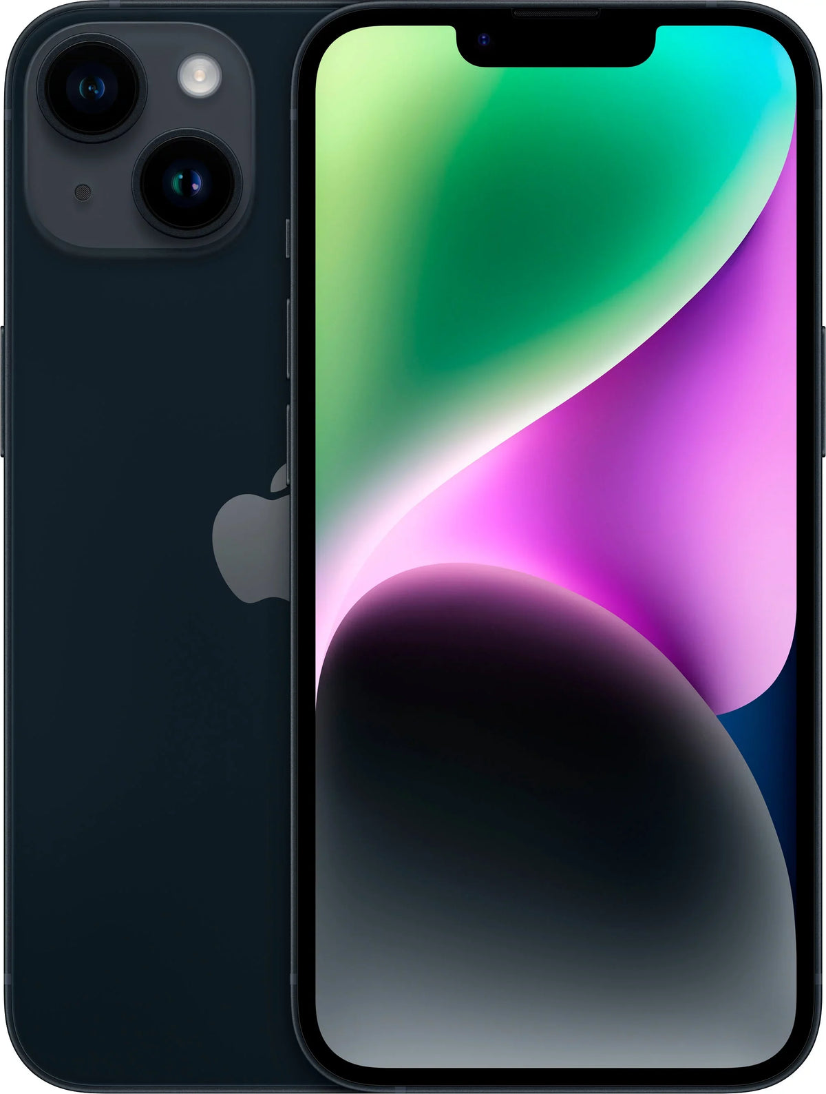 Restored iPhone MPUA3LL/A Cellular (Refurbished) Apple 14 Midnight 128GB LTE