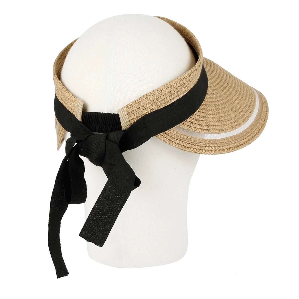 Beach Summer WITHMOONS Sun (Beige) Visor Brim Wide Hat Womens SLV1280 Packable