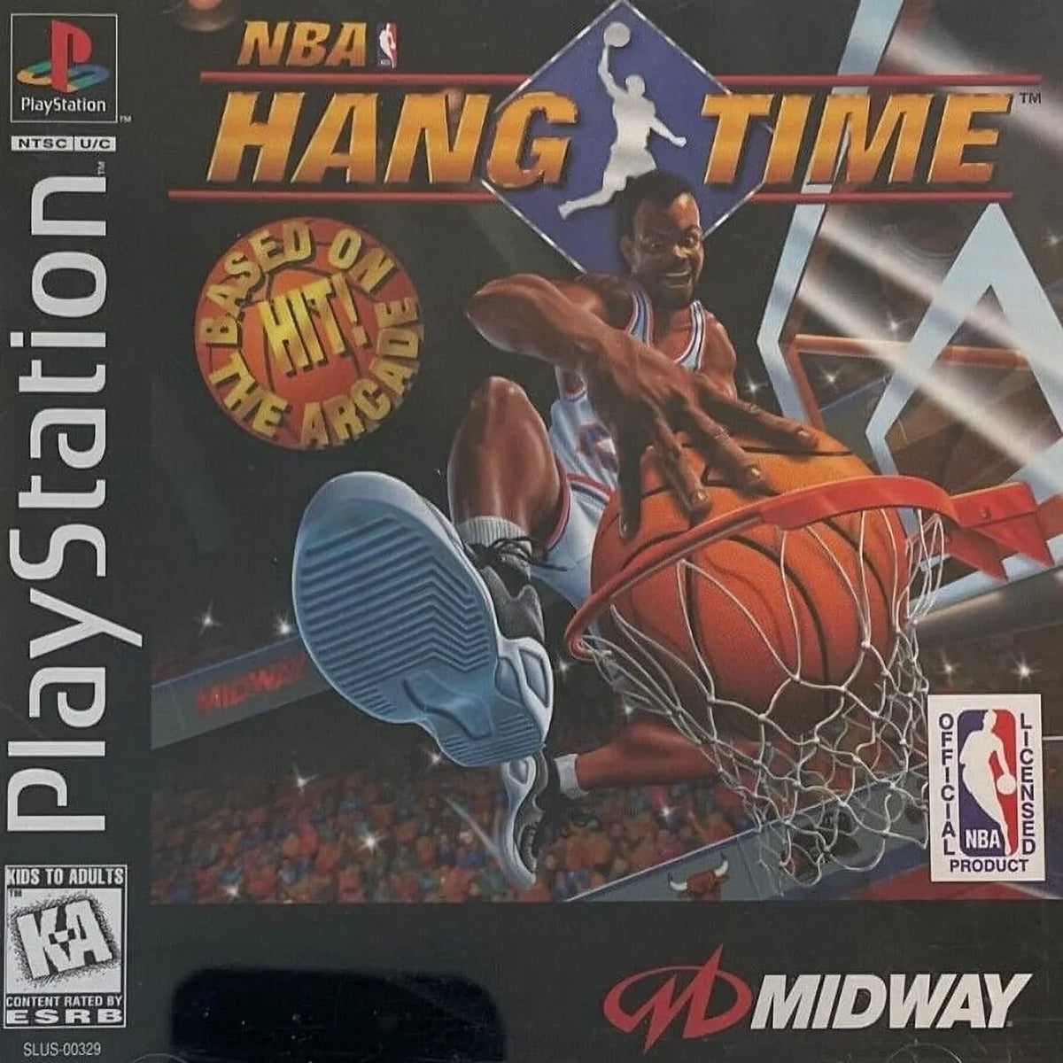1996) PlayStation NBA Hang 1, (Refurbished) Restored (Sony Time