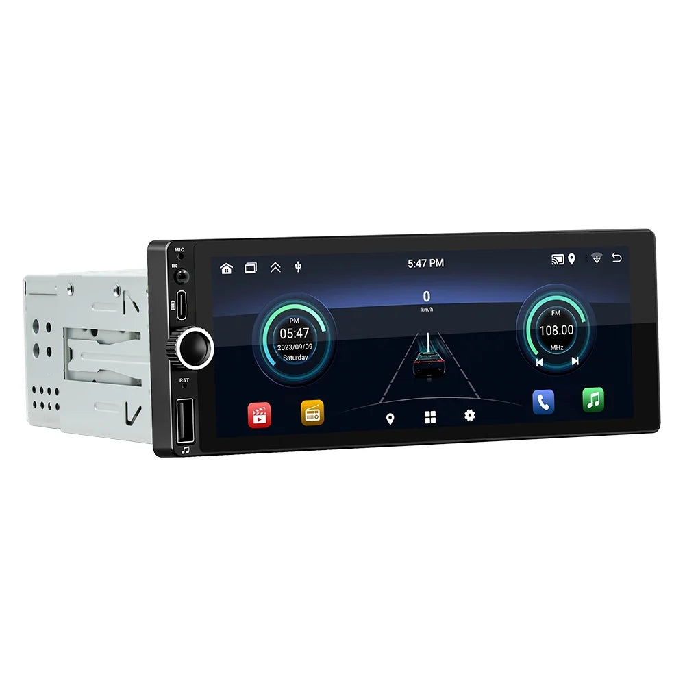 '+ Auto 13 GPS Android Screen AHD Wireless - Din Android [2+32G] 7 Microphone Link Radio inch Single Stereo Car WiFi, Camera Mirror Navigation, and - Backup Touch