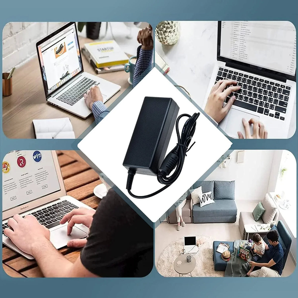 Compatible LCD LED Cable HD DC with Guy-Tech Charger Samsung / S32F351FUU Adapter 351 Series LS32F351FUUXEN Supply Cord 32" S32F351 Full PS Monitor AC SF351 Power