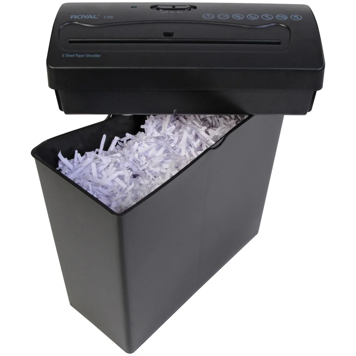 CX6 Royal Shredder 6-Sheet Paper Crosscut