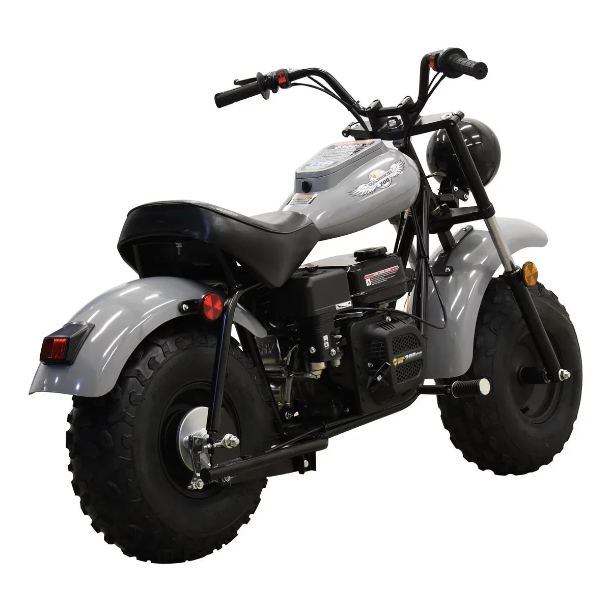 Powered Mini (Gray) MB200 200cc Motor 6.5HP Bike Massimo Motorcycle Gas