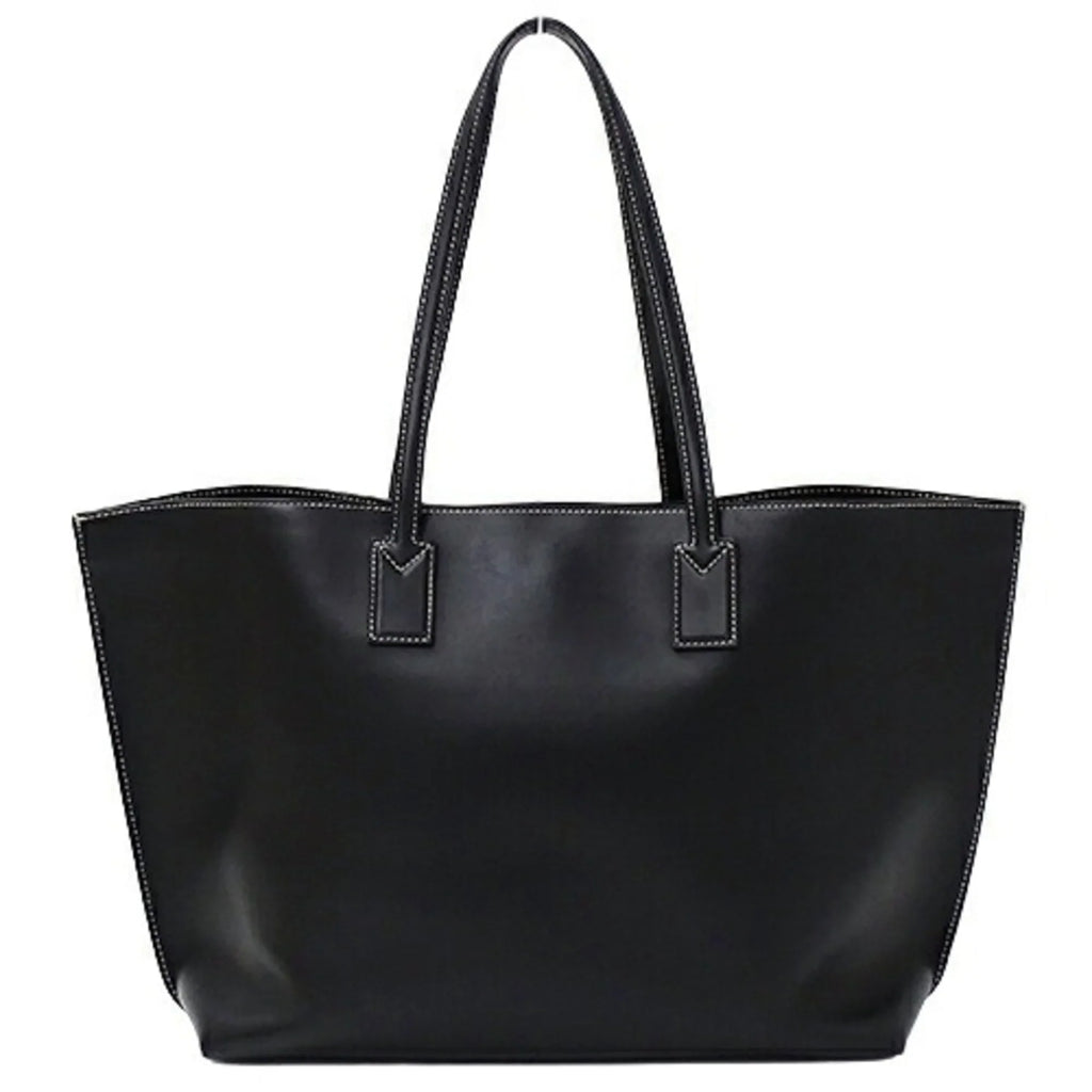 (Good) leather bag Burberry shoulder ladies tote BURBERRY 8052726 Pre-Owned black
