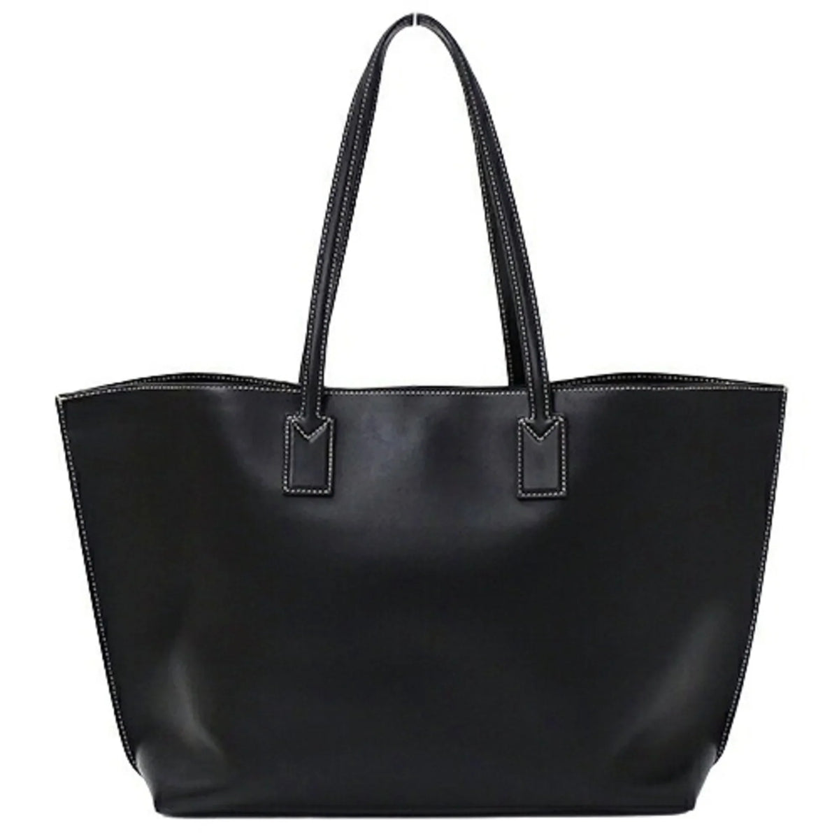 (Good) leather bag Burberry shoulder ladies tote BURBERRY 8052726 Pre-Owned black