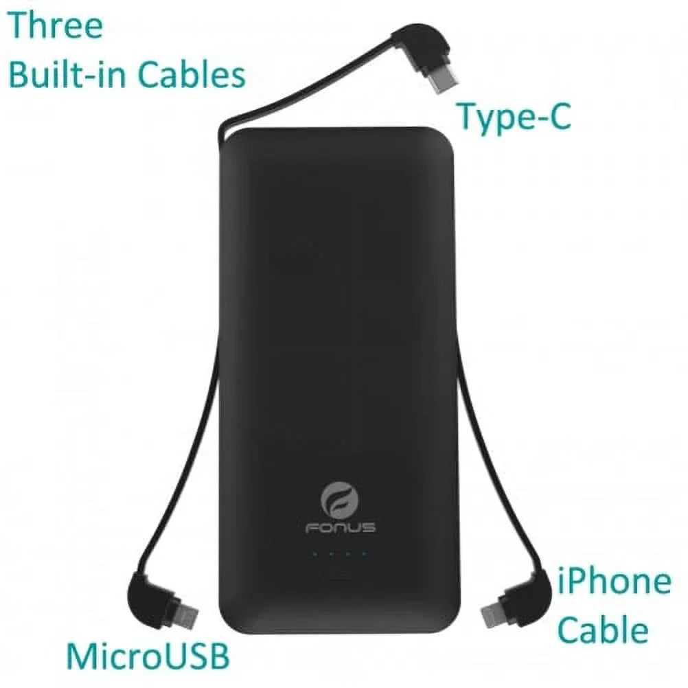 A20 Backup AC Portable - Port A6 Plug - Battery Alpha Power Sony 1 A50 10000mAh A9 Bank Galaxy Sonim Charger Fold Halo for XP3 USB Xperia Adapters Samsung A10e Built-in A1A XP8