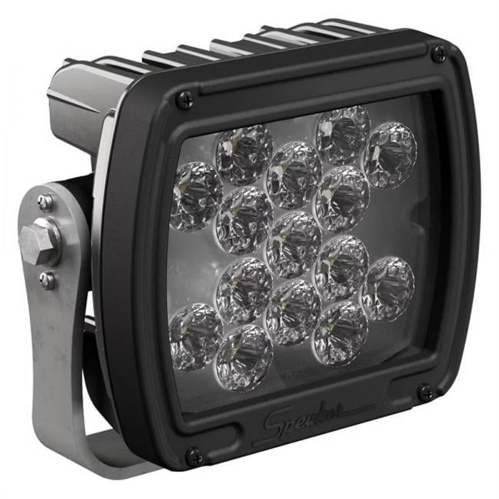 24V 6 1300581 Beam JW Light, Square Black Speaker LED in. 526F Flood