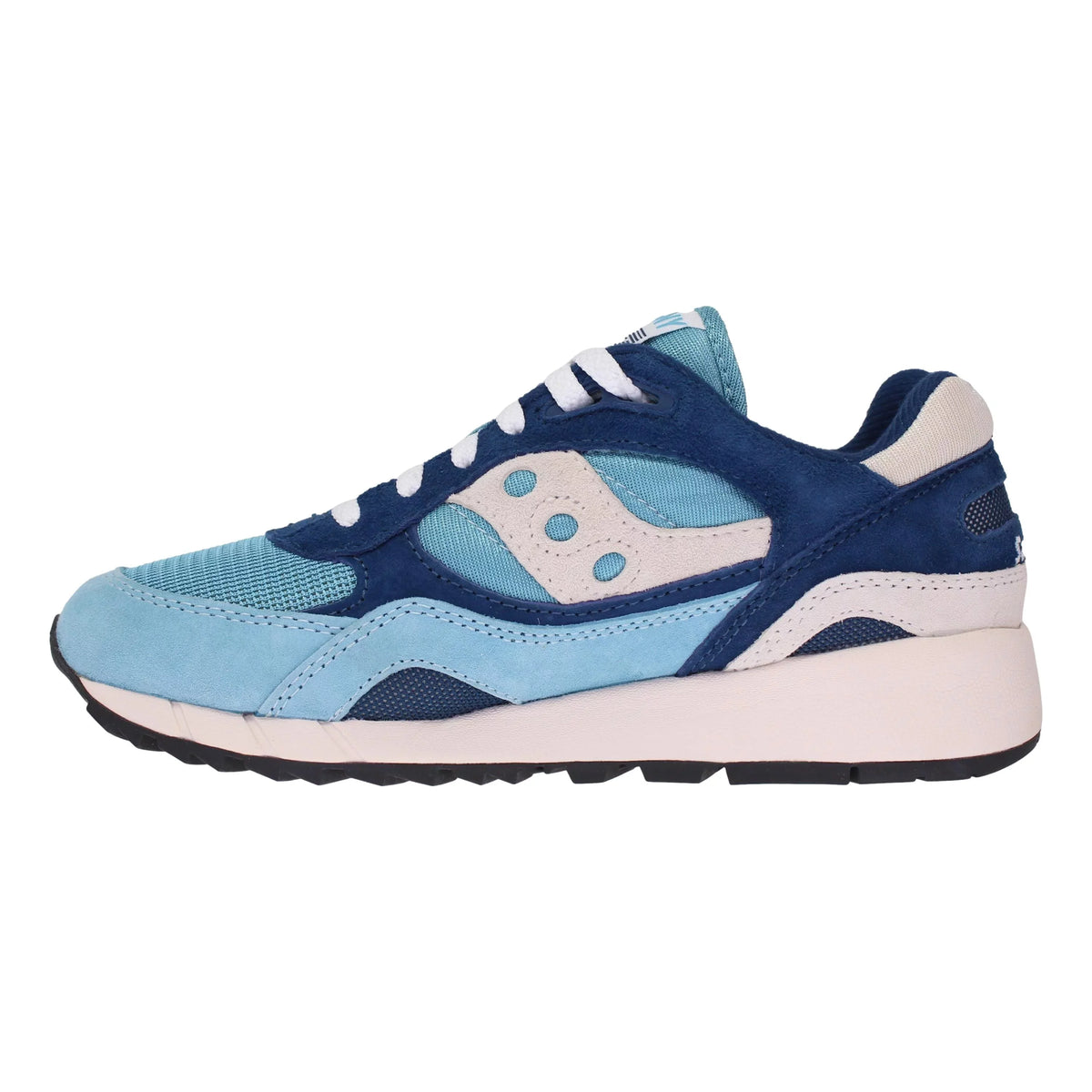 Saucony Men's 8 Medium Blue/Black-White 6000 Shadow Size S70441-33
