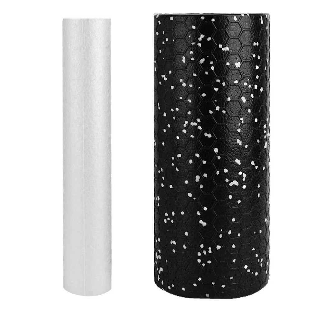and Foam Roller Fitness Exercise and Massage and Soft Yoga Rollers Therapy Hard Set, 2pcs for Muscle
