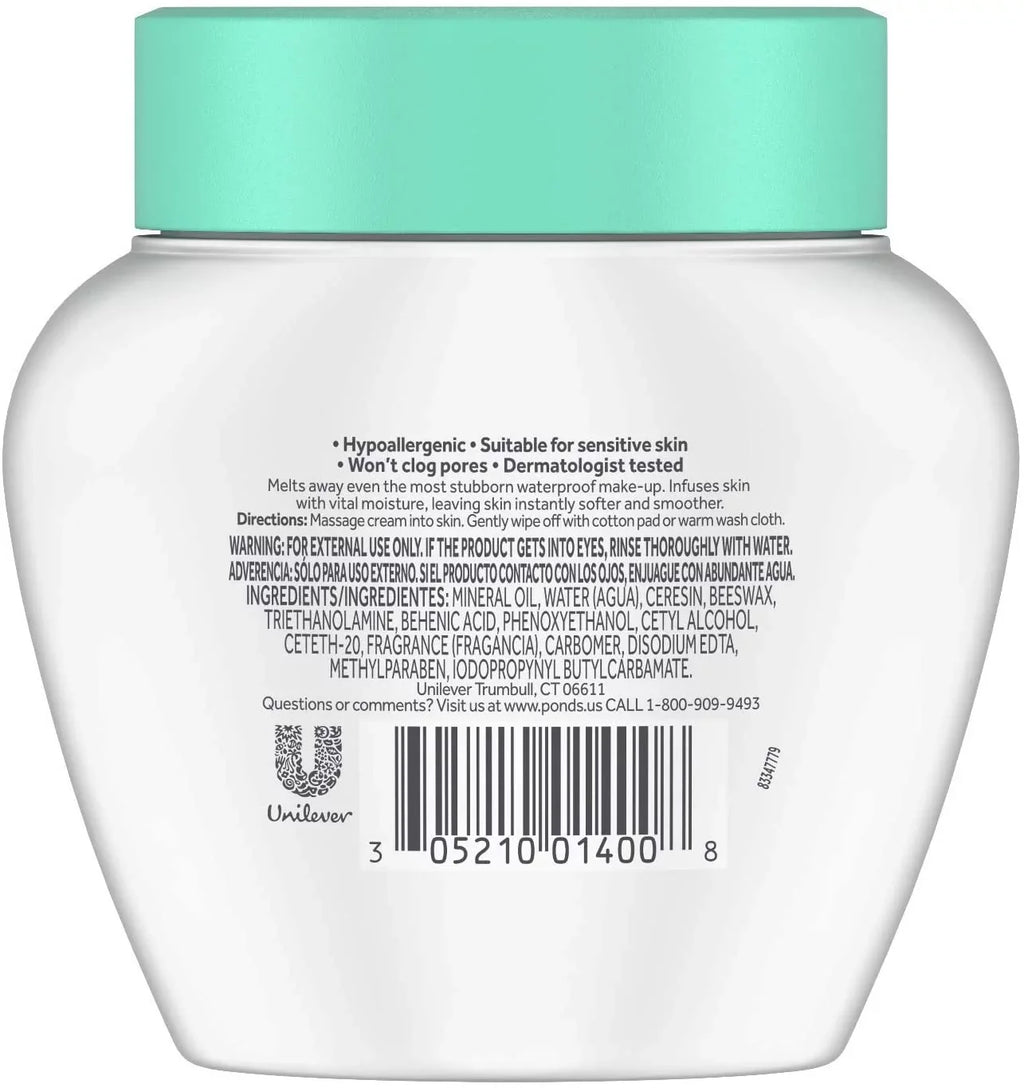 Cleanser - Cream Pack Pond's 3.5 oz 6 Cold