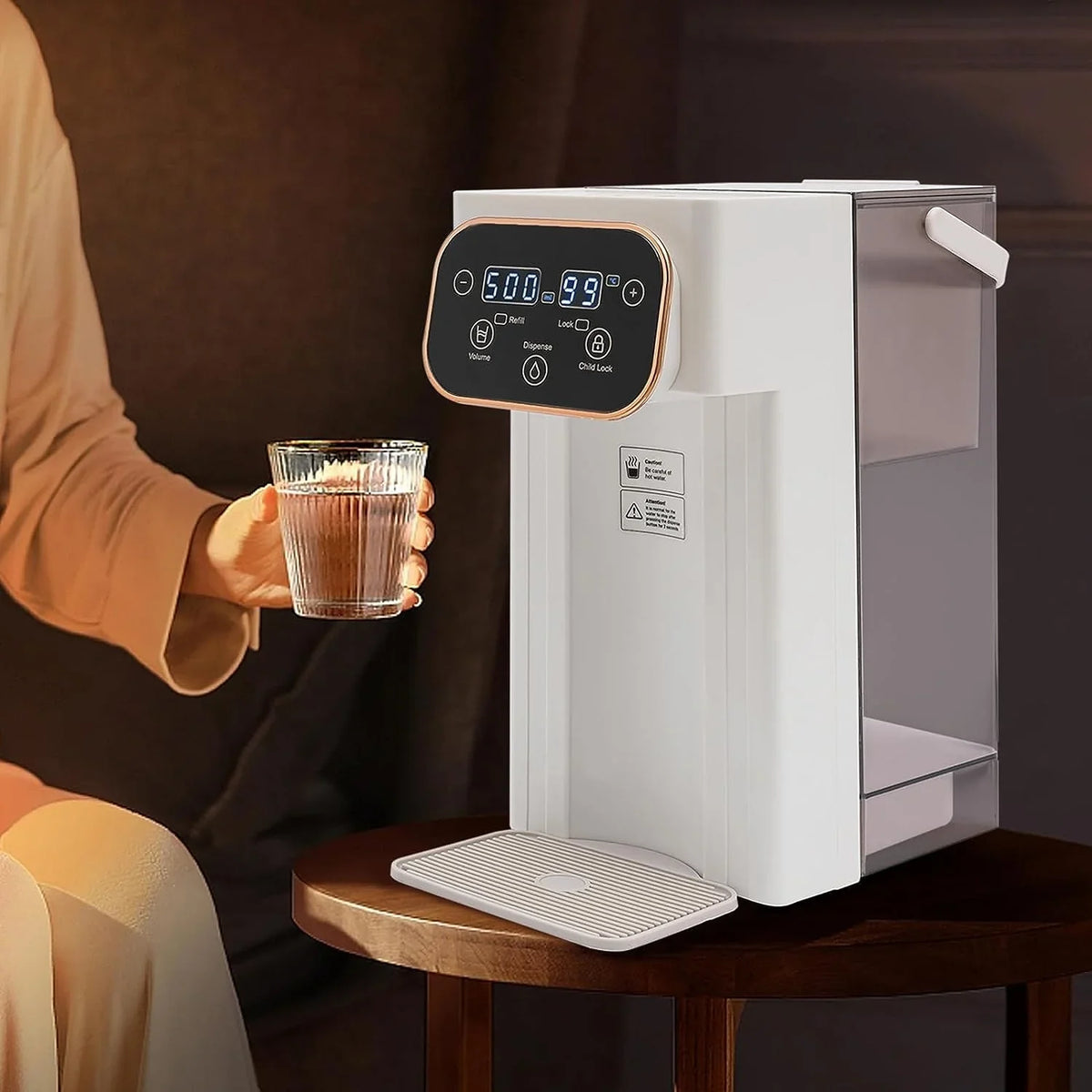 Lock Temperatures & Filter Volume Safety 12 Hot With Water Temp Setting High Dispenser 8 Instant MIDUO