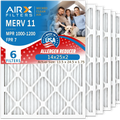 HVAC MERV 14x25x2 to Conditioner Pack Filter Air Premium AIRX Filters by CLEAN Electrostatic Furnace 1200 14x25x2 MPR FPR 11 Pleated MPR FILTERS Comparable Filter 7 AIR. Air Made 1000, & 6 USA WICKED